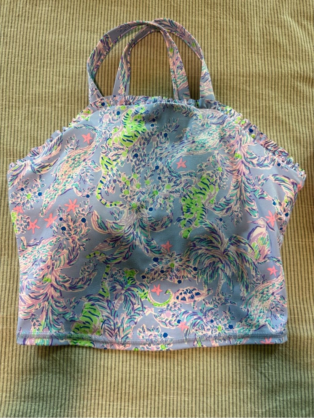 Lilly Pulitzer Pastel Multi-Color Swim Top